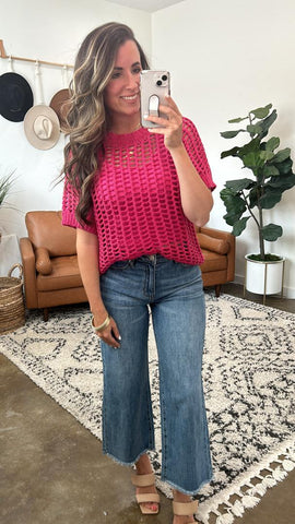 Grace & Lace | Mel's Fave Cropped Wide Leg Jeans
