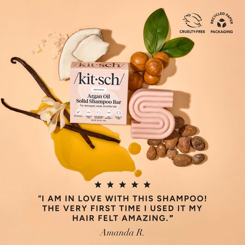 KITSCH | Repairing Argan oil Shampoo & Conditioner Bar