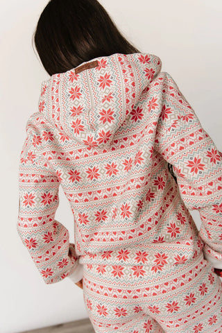 *Ampersand Ave* Comfort Zone FullZip Frosted Fairisle