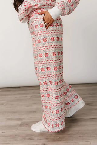 *Ampersand Ave* Comfort Zone Comfs - Frosted Fairisle