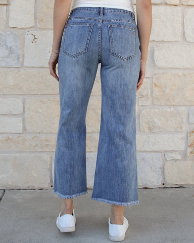 Grace & Lace | Mel's Fave Cropped Wide Leg Jeans