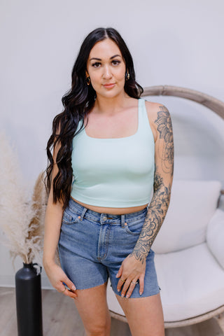 Nova Crop Top - Sweet Mint