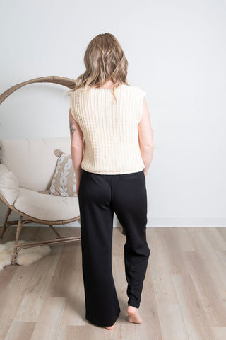 Chunky Knit Vest - Cream