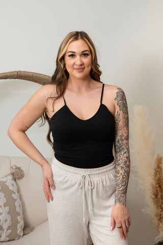 { DEX } Seamless Cami - Black