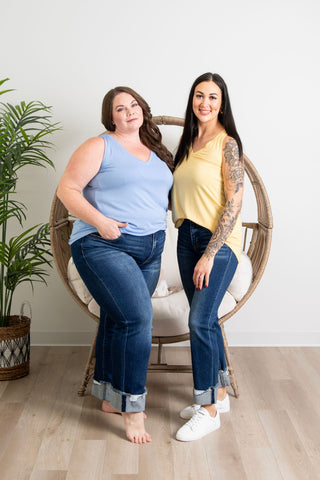 Karlene Tank Top - Sky