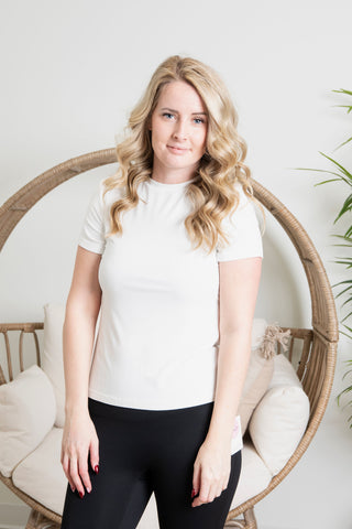 Barely Basic Tee - White