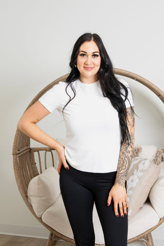 Barely Basic Tee - White
