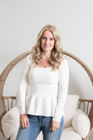 Graceful Top - White *FINAL FEW*