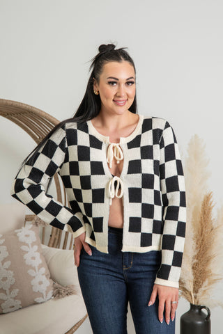 Obsessed With You Cardigan - Black