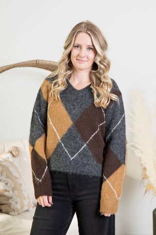 { Room 34 } Patterned Sweater