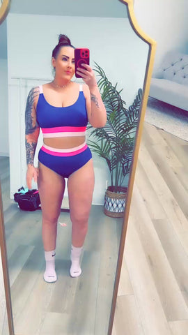 Catching Waves Bikini Top
