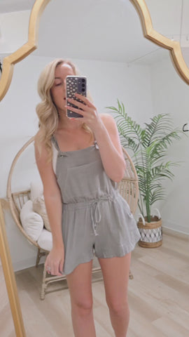 Jenny Muslin Romper - Natural